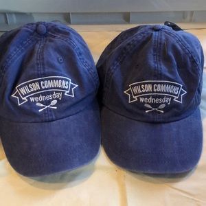NWT University of Rochester Wilson Commons Wednesday Adjustable Strap Caps (2)